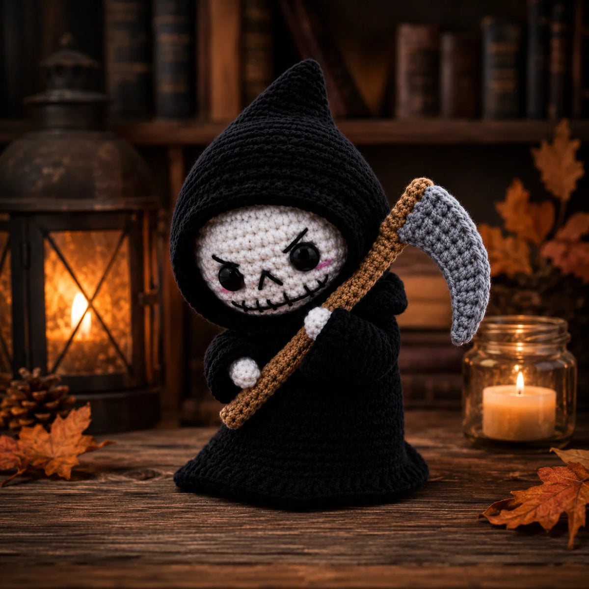Sensenmann Amigurumi Häkelanleitung