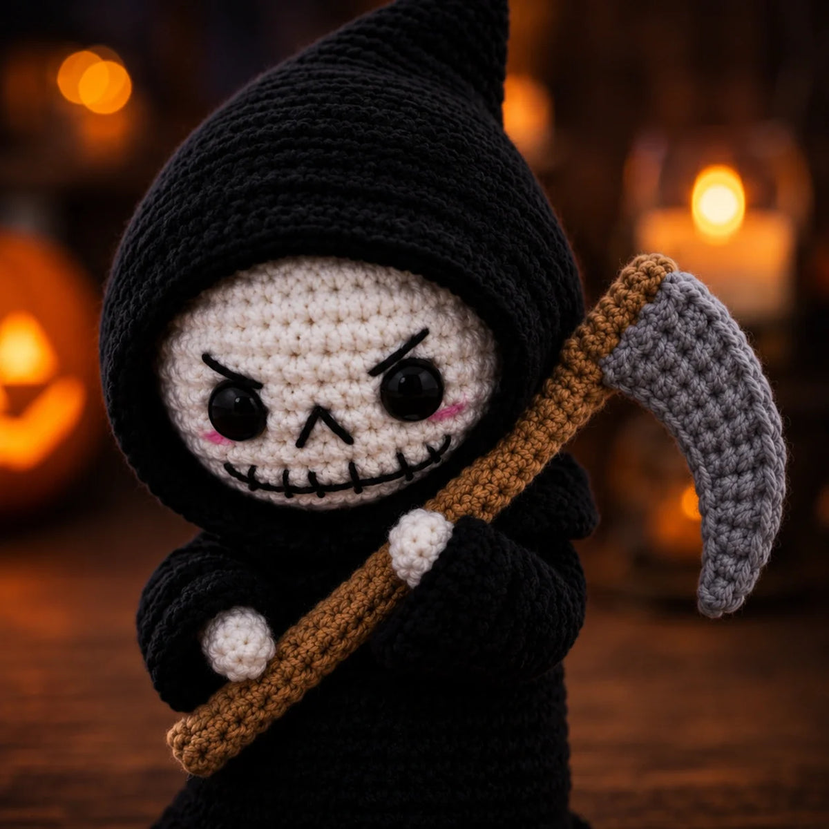 Sensenmann Amigurumi Häkelanleitung