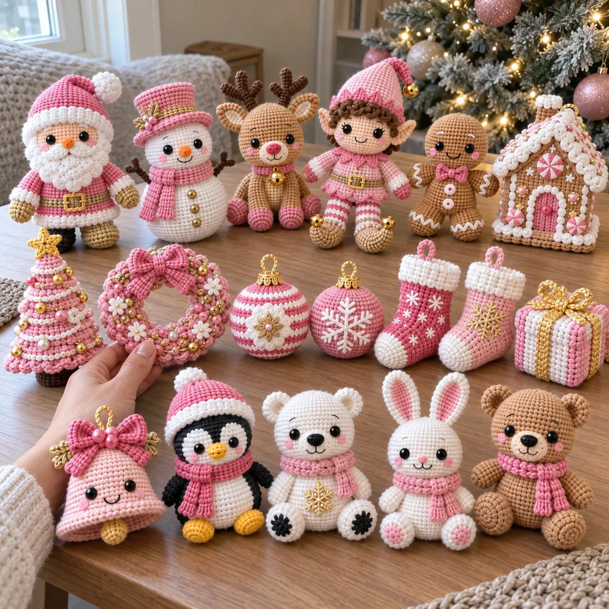 Weihnachts-Häkelbundle – 449 festliche Anleitungen