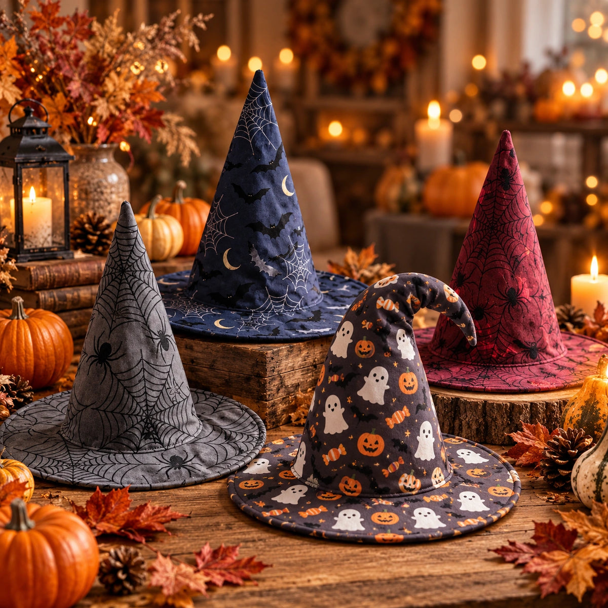 Hexenhut-Schnittmuster – Halloween-Kostüm DIY, Größen S-L