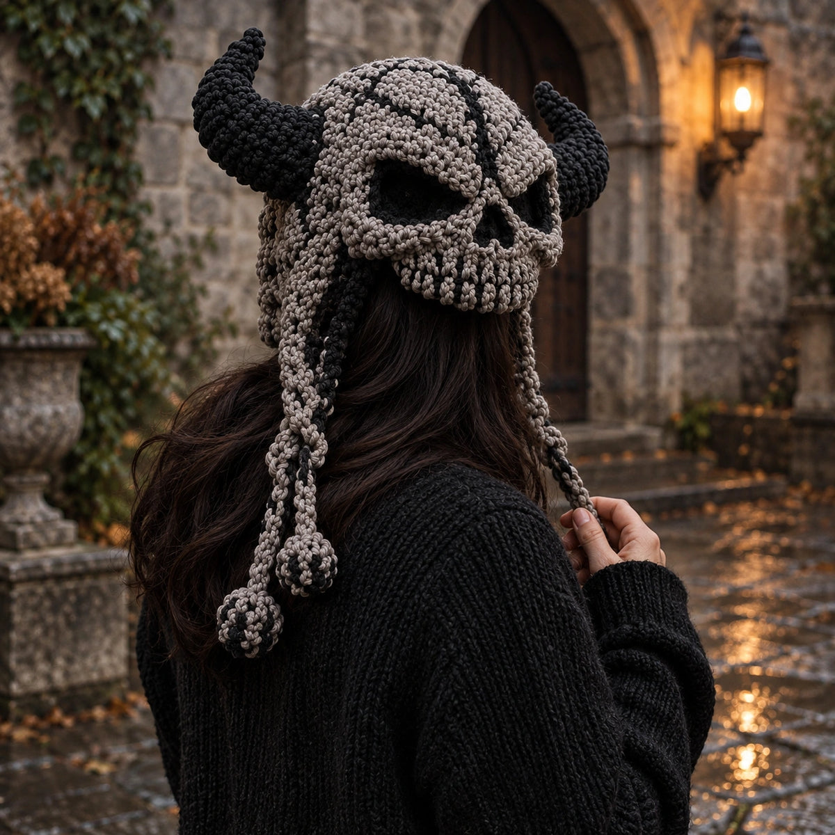 Gehäkelte Halloween-Monsterkapuzen – 6 Designs für Erwachsene