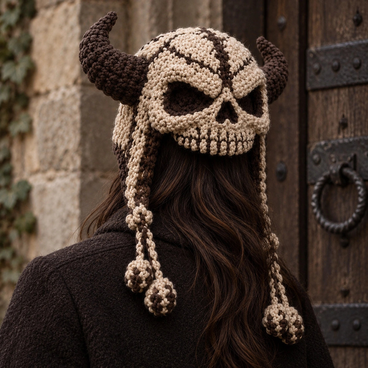 Gehäkelte Halloween-Monsterkapuzen – 6 Designs für Erwachsene