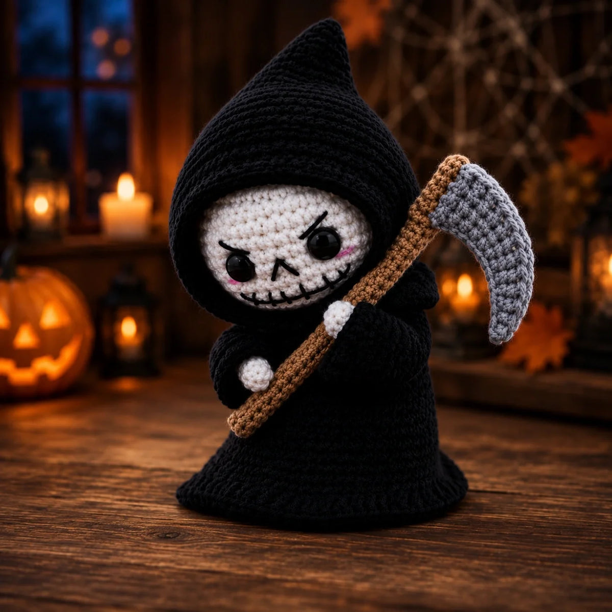 Sensenmann Amigurumi Häkelanleitung