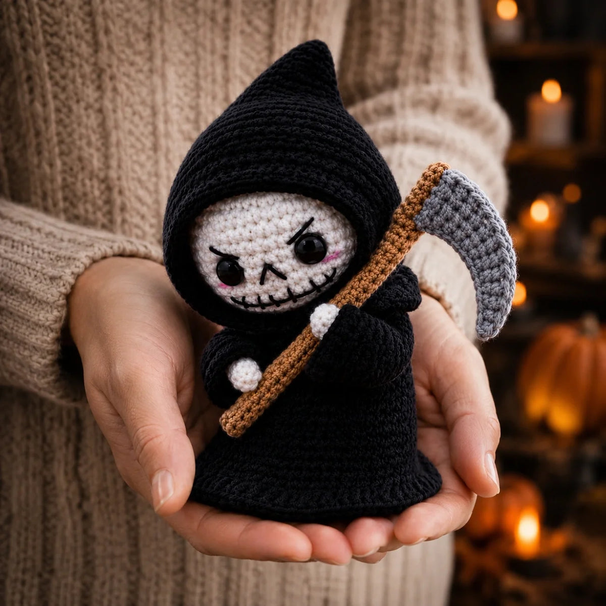 Sensenmann Amigurumi Häkelanleitung
