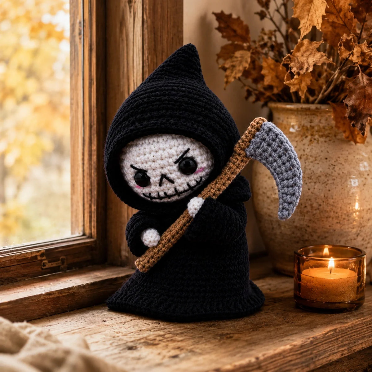 Sensenmann Amigurumi Häkelanleitung