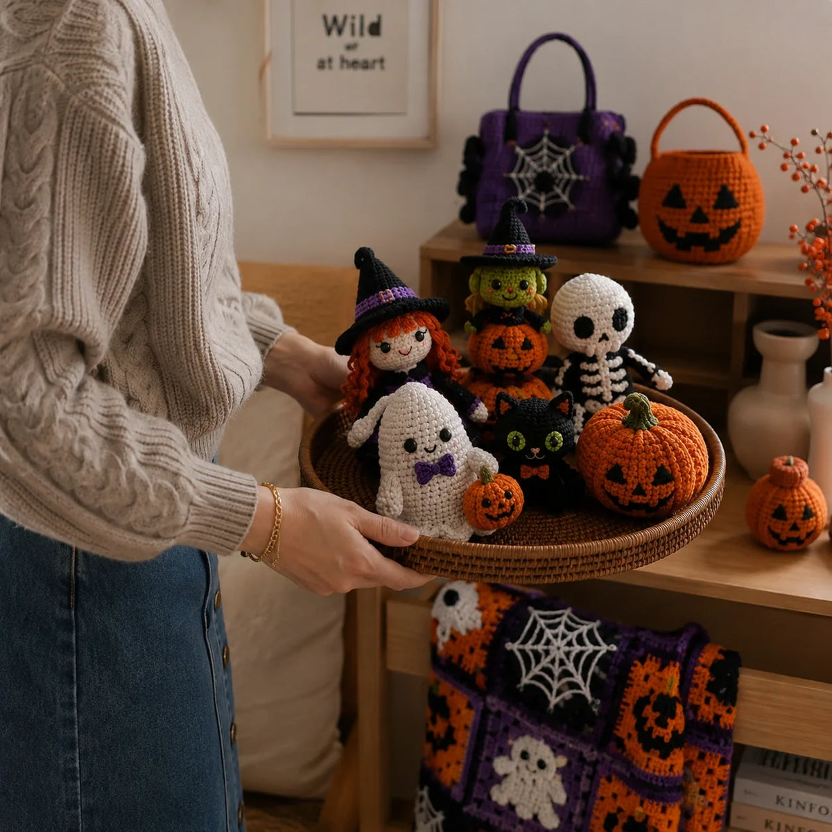 Halloween Amigurumi Häkelanleitungs-Set 🎃👻 - 30 Anleitungen