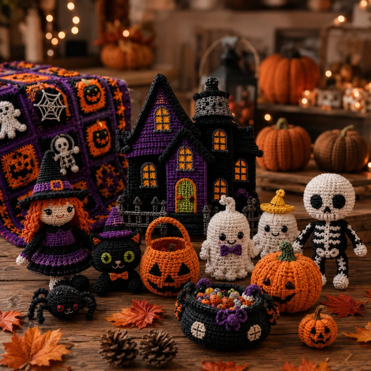 Halloween Amigurumi Häkelanleitungs-Set 🎃👻 - 30 Anleitungen