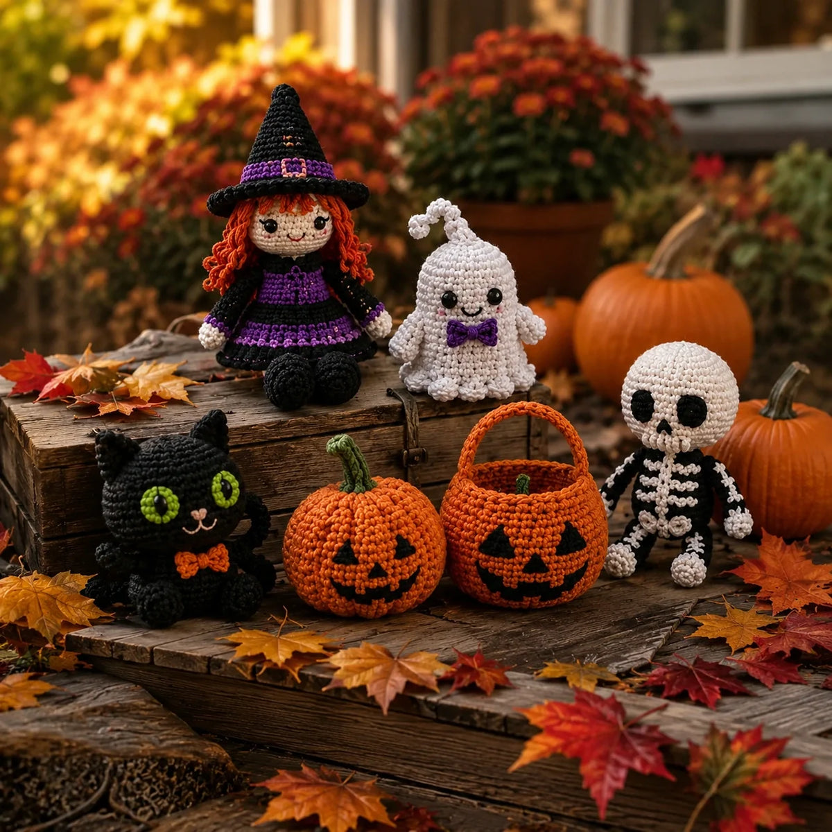 Halloween Amigurumi Häkelanleitungs-Set 🎃👻 - 30 Anleitungen