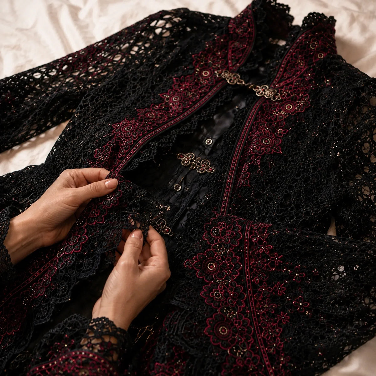 Gothic-Kleid Häkelanleitung – 3 viktorianische Kleider PDF, Erwachsenengrößen