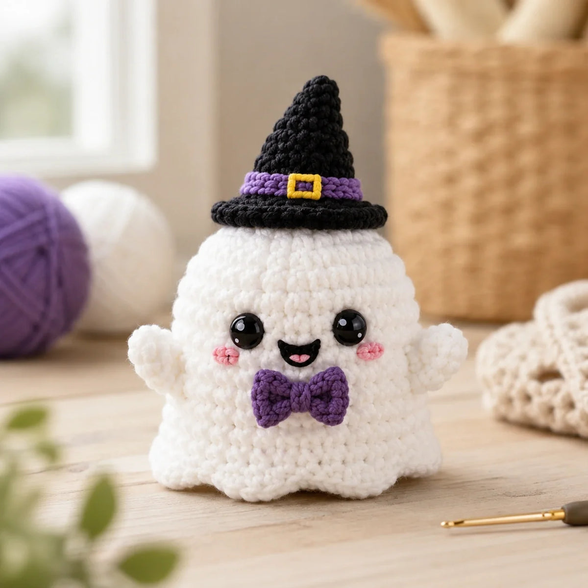 Kawaii Halloween Bao Bun Häkelanleitungs-Set - Amigurumi