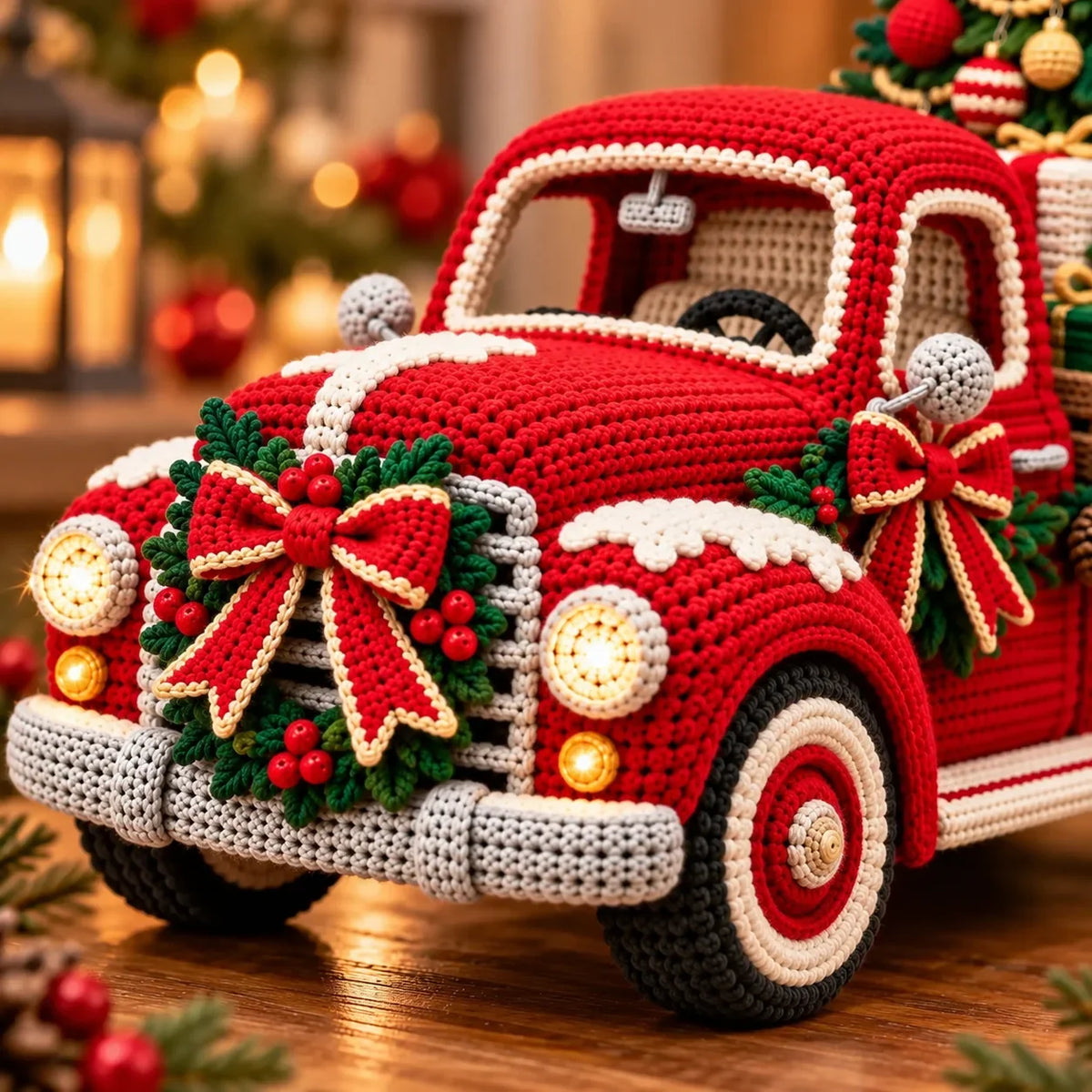 Häkelanleitung Weihnachts-Pickup – Vintage Truck