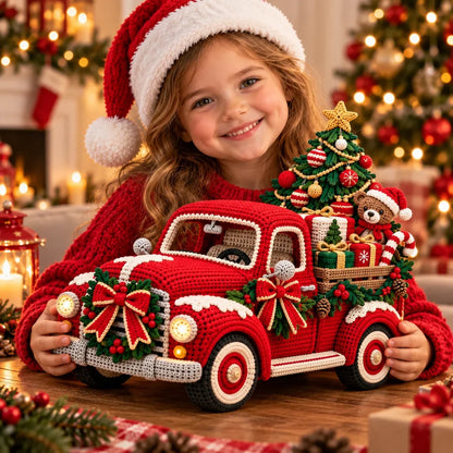 Häkelanleitung Weihnachts-Pickup – Vintage Truck