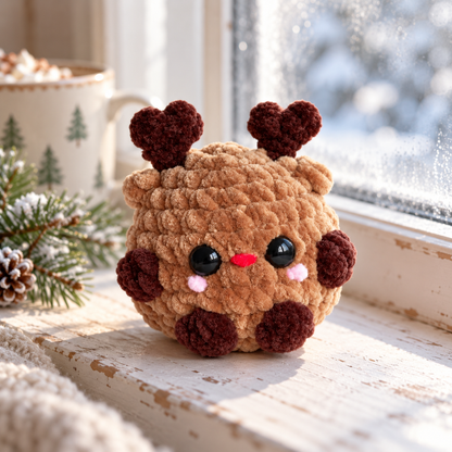 Weihnachts-Amigurumi-Trio ohne Nähen