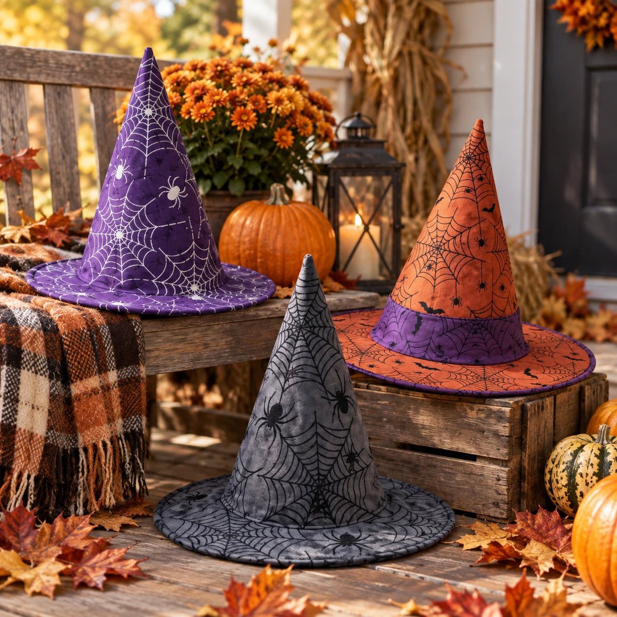 Hexenhut-Schnittmuster – Halloween-Kostüm DIY, Größen S-L