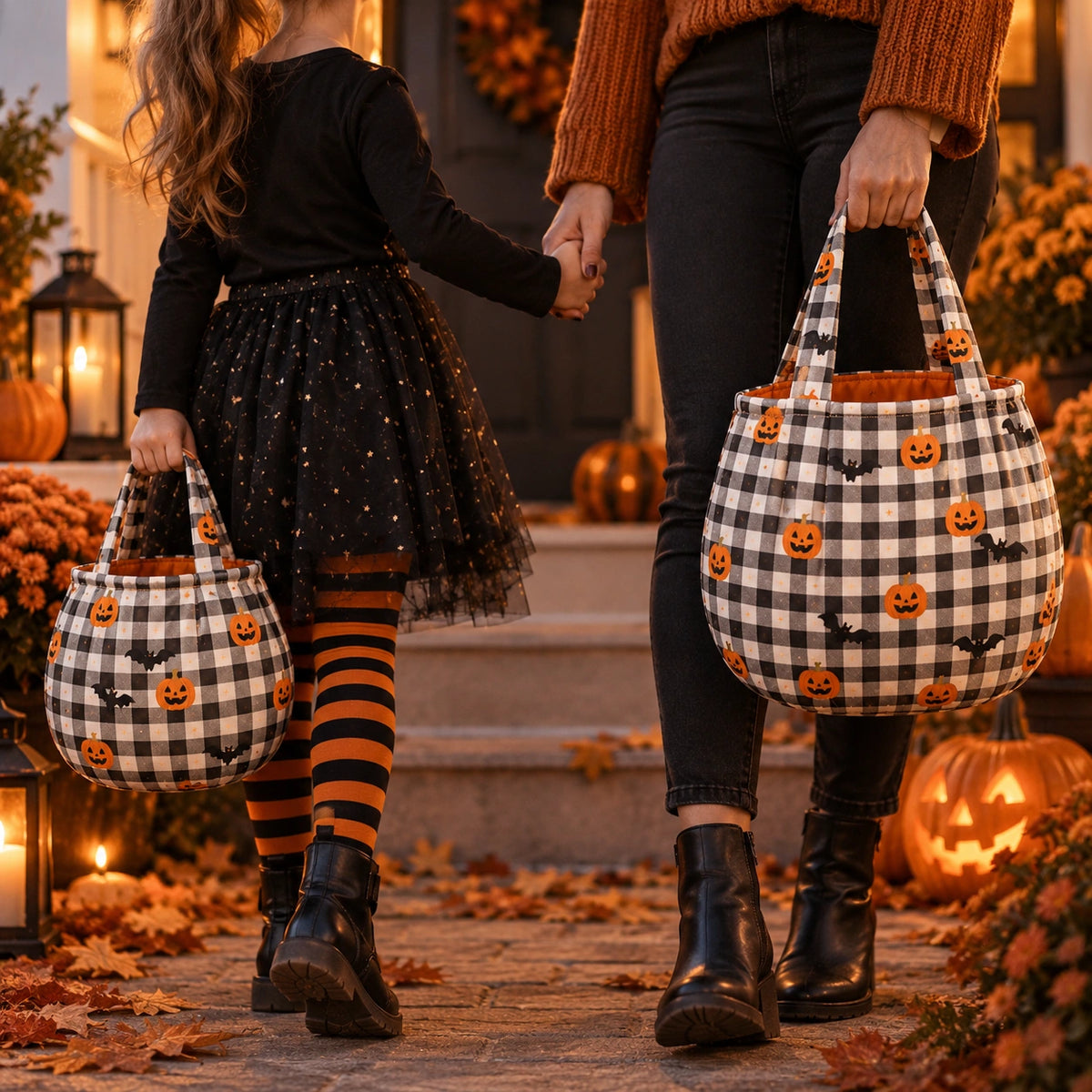 Halloween Süßigkeitentasche Schnittmuster 🎃