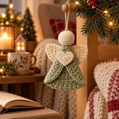 Engel-Anhänger Häkelanleitung | Christbaumschmuck