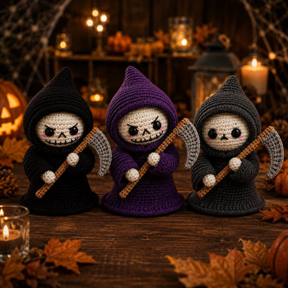 Sensenmann Amigurumi Häkelanleitung