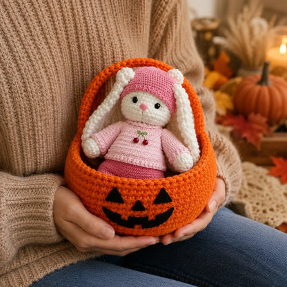 Bella Hase Halloween-Kostüm Häkelanleitung + komplettes Outfit - Amigurumi PDF
