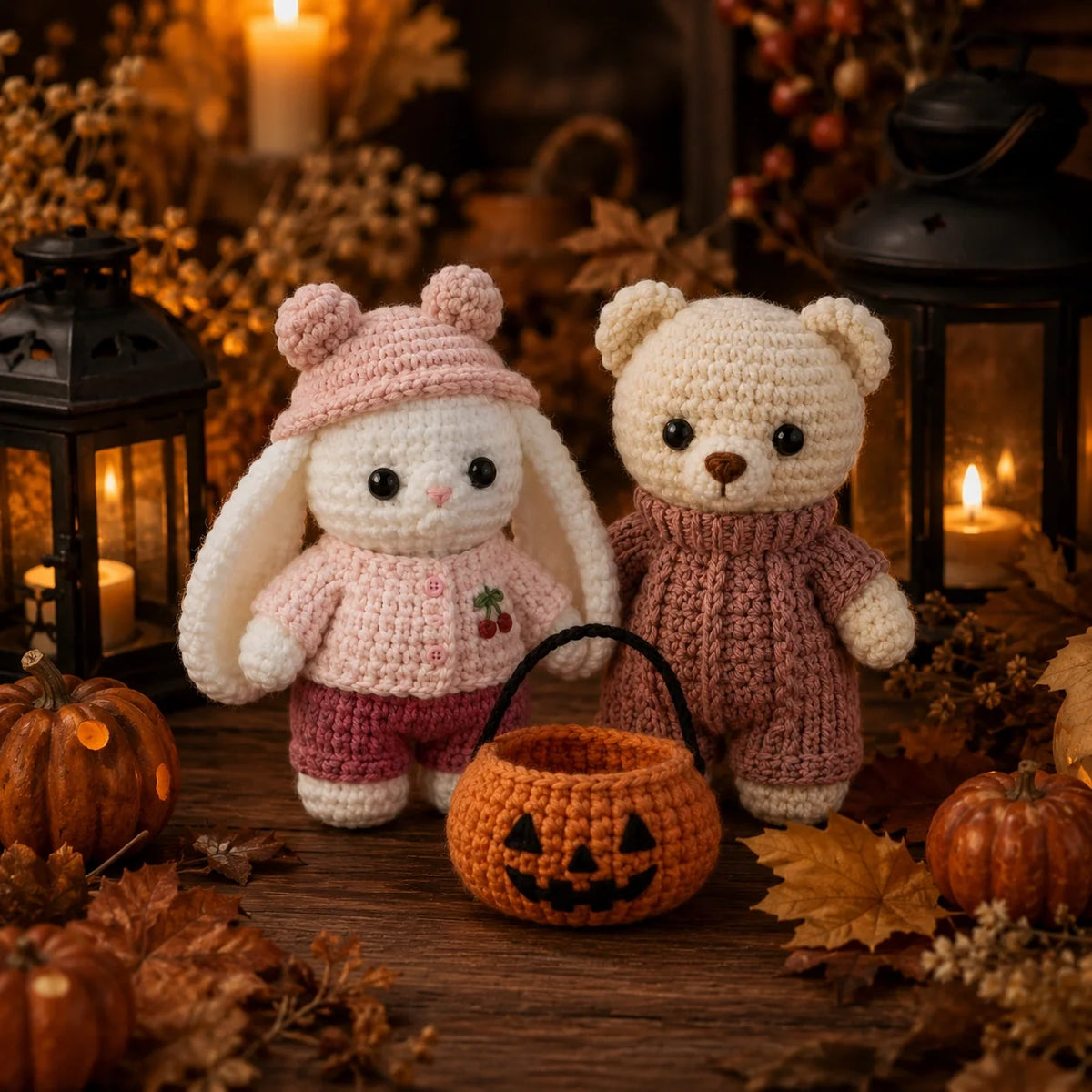 Bella Hase Halloween-Kostüm Häkelanleitung + komplettes Outfit - Amigurumi PDF